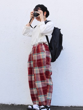 「カンケンBAG」｜こんの さん（レディース・147cm）の夏コーディネート
