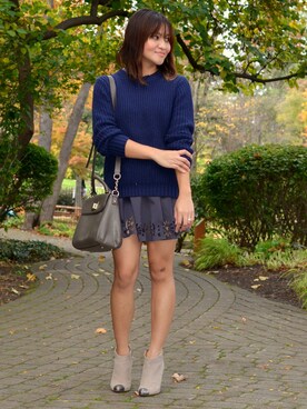 「pullover」｜April Kさん（レディース）の春コーディネート