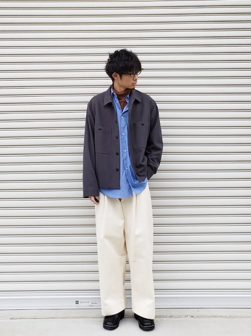 Steven Alan VTG SHORT COVERALL ダークグレー Steven Alan（スティーブンアラン）の「＜Steven Alan＞ VTG T/W