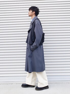 「Dr. Martens（ドクターマーチン）のDr.Martens / ドクターマーチン 1461 3EYE GIBSON SHOE 3ホール ギブソン シューズ ブーツ（ブーツ）」を使った、DKさん（メンズ・170cm）の春コーディネート