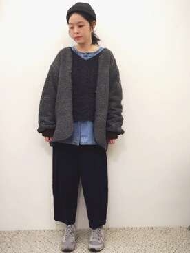 ina*:.｡さん（レディース・159cm）の冬コーディネート