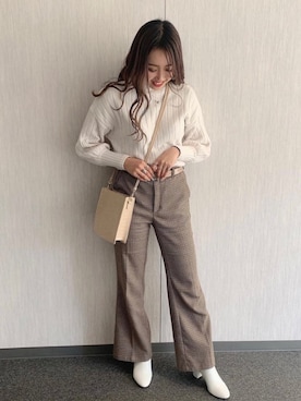 ことさん（レディース・157cm）の冬コーディネート