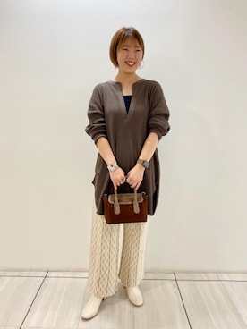 藤井 オデット エ オディール スタッフさん(レディース・154cm)の秋コーディネート