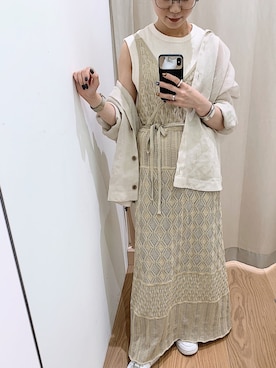 akari.nさん（レディース・155cm）の夏コーディネート