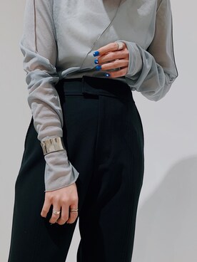 「ミントカラー」｜akari.nさん（レディース・153cm）の夏コーディネート