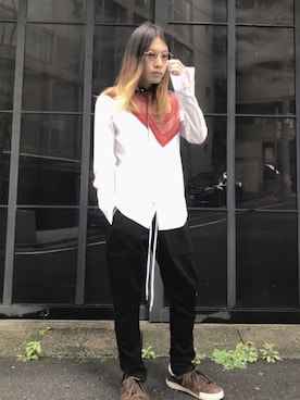 「ジョガーパンツ」｜MIDWEST_ECさん（メンズ・173cm）の春コーディネート