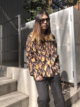 「BLANC..（ブラン）のアイテム」を使った、MIDWEST_ECさん（メンズ・173cm）の春コーディネート