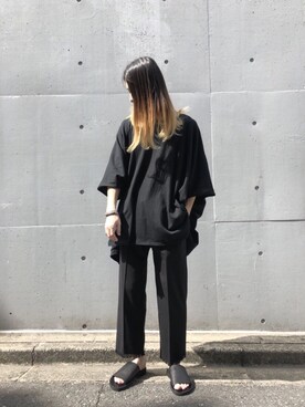 「PADRONE（パドローネ）のアイテム（サンダル）」を使った、MIDWEST_ECさん（メンズ・173cm）の春コーディネート