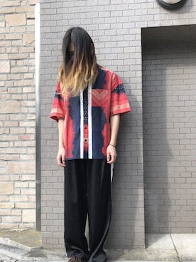 「DISCOVERED（ディスカバード）のアイテム（パンツ）」を使った、MIDWEST_ECさん（メンズ・173cm）の夏コーディネート