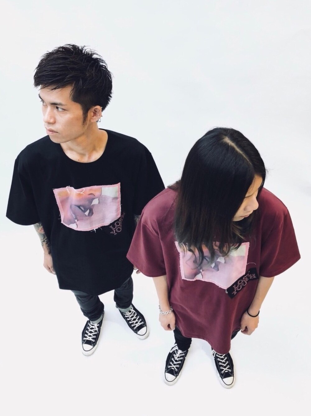 「Tシャツ、BigT、オーバーサイズ、黒スキニー、黒、デニム、シンプルコーデ、DISCOVERED、ootd、outfit」｜「KSUBIのksubi 『SUPER VAN WINKLE』デニムパンツ（デニムパンツ、ブラック系）」を使った、MIDWEST_ECさん（メンズ・173cm）の夏コーディネートの1枚目の写真
