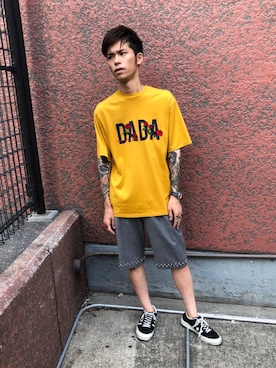 「DISCOVERED（ディスカバード）のアイテム（パンツ）」を使った、MIDWEST_ECさん（メンズ・174cm）の夏コーディネート