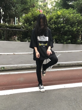 「DIET BUTCHER（ダイエットブッチャー）のアイテム」を使った、MIDWEST_ECさん（メンズ・173cm）の夏コーディネート
