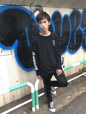「MARCELO BURLON（マルセロ・バーロン）のアイテム」を使った、MIDWEST_ECさん（メンズ・174cm）の夏コーディネート