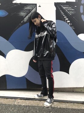 「DIET BUTCHER（ダイエットブッチャー）のアイテム」を使った、MIDWEST_ECさん（メンズ・173cm）の夏コーディネート