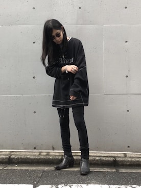 「DISCOVERED（ディスカバード）のアイテム（トップス）」を使った、MIDWEST_ECさん（メンズ・173cm）の夏コーディネート