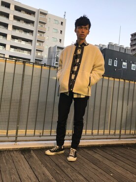 「アイテム（その他アウター）」を使った、MIDWEST_ECさん（メンズ・174cm・20代）の秋コーディネート