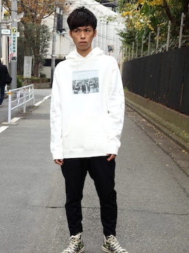 「yoshiokubo（ヨシオクボ）のアイテム」を使った、MIDWEST_ECさん（メンズ・173cm）の冬コーディネート