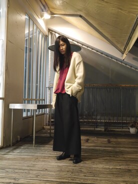 「liberum（リベルム）のアイテム（パンツ）」を使った、MIDWEST_ECさん（メンズ・173cm）の冬コーディネート