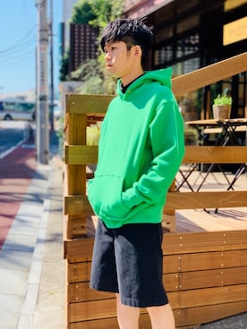 「RAF SIMONS（ラフシモンズ）のアイテム」を使った、MIDWEST_ECさん（メンズ・174cm）の春コーディネート