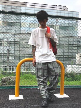 「DISCOVERED（ディスカバード）のアイテム」を使った、MIDWEST_ECさん（メンズ・173cm）の夏コーディネート