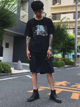「DISCOVERED（ディスカバード）のアイテム」を使った、MIDWEST_ECさん（メンズ・173cm）の夏コーディネート