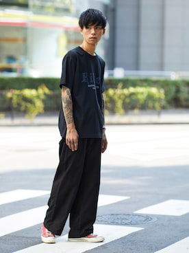 「DISCOVERED（ディスカバード）のアイテム」を使った、MIDWEST_ECさん（メンズ・174cm）の夏コーディネート