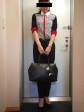 「TOMMY HILFIGER（トミーヒルフィガー）のアイテム（財布/小物）」を使った、だも子さん（レディース・170cm）の夏コーディネート