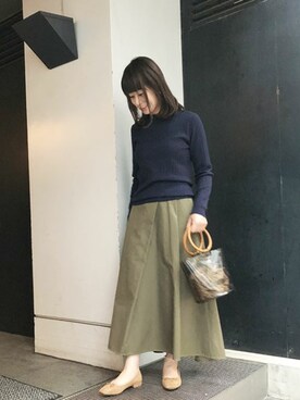 「PVC」｜nano・universe lady's　STAFFさん（レディース・162cm）の秋コーディネート