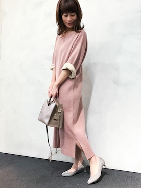 「HASHIBAMI（ハシバミ）のアイテム」を使った、nano・universe lady's　STAFFさん（レディース・162cm）の夏コーディネート