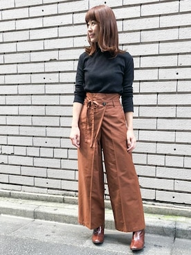 nano・universe lady's　STAFFさん（レディース・162cm）の夏コーディネート