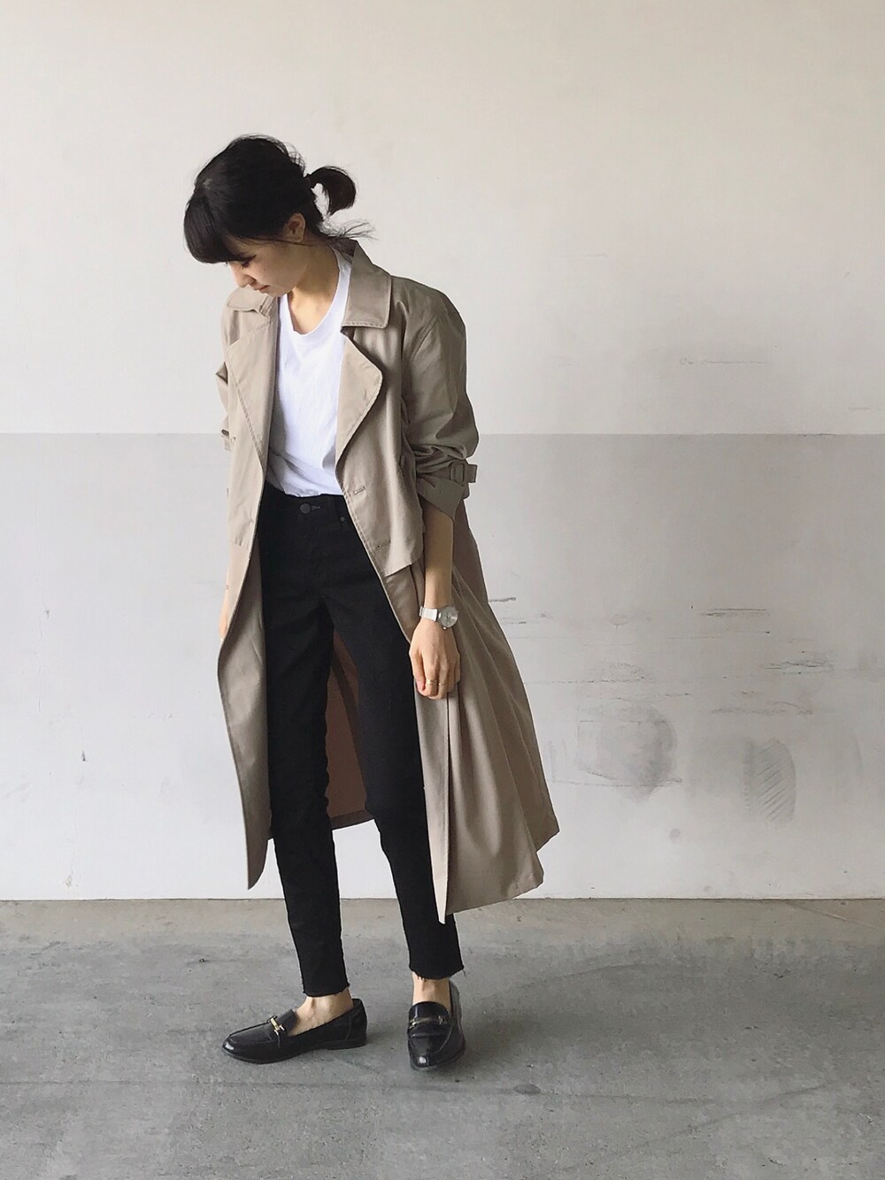 レディース Layered style long coat / RIM.ARK