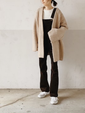 「CONVERSE（コンバース）のconverse（コンバース） ALL STAR OX（オールスターOX）（スニーカー）」を使った、mayumi+さん（レディース・158cm）の冬コーディネート