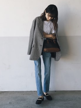 mayumi+さん（レディース・158cm）の冬コーディネート