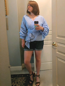 「Hinge（-）のアイテム」を使った、idahoさん（レディース・170cm）の夏コーディネート