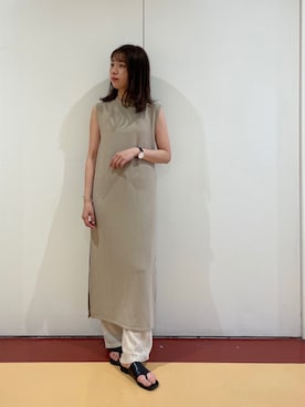 「CPCM」｜「アイテム（ワンピース/ドレス）」を使った、rinaさん（レディース・158cm）の春コーディネート