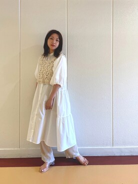 「CPCM」｜「アイテム（サンダル）」を使った、rinaさん（レディース・158cm）の夏コーディネート