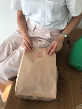 「SUNSHINE+CLOUD（サンシャインクラウド）のアイテム」を使った、Culumi さん（レディース・160cm）の夏コーディネート