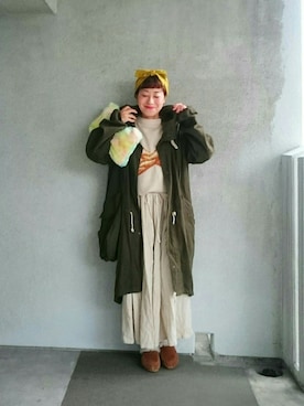 福すけさん（レディース・155cm）の冬コーディネート