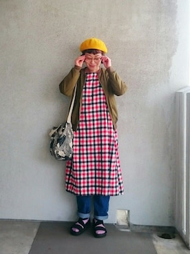 福すけさん（レディース・153cm）の冬コーディネート