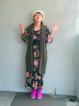 福すけさん(レディース・155cm)の春コーディネート