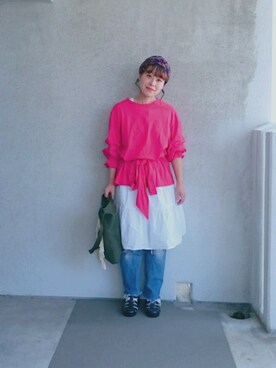 福すけさん(レディース・154cm)の春コーディネート