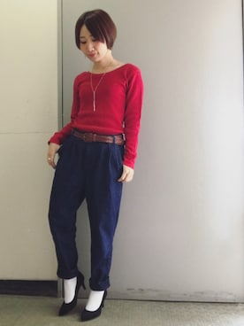 SANAMIさん（レディース・151cm）の春コーディネート