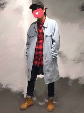 「rovtski」｜「アイテム（帽子）」を使った、高尾優吾 (とーいくん)さん（メンズ・170cm）の秋コーディネート
