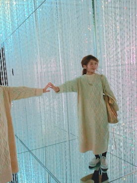 kさん（レディース・150cm）の冬コーディネート