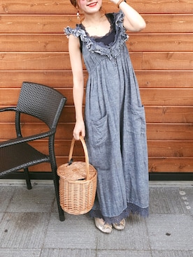 「YOiM furfur（ヨインファーファー）のアイテム」を使った、kさん（レディース・150cm）の夏コーディネート