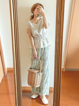 kさん（レディース・150cm）の夏コーディネート