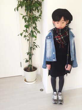 ☺︎nene.さん（キッズ・120cm）の冬コーディネート