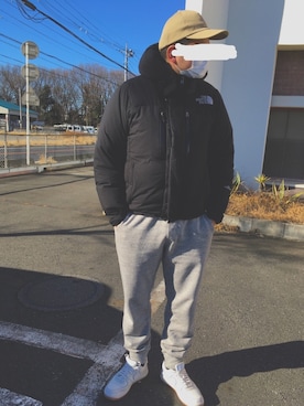 「Steven Alan（スティーブンアラン）のアイテム（帽子）」を使った、donjakiさん（メンズ・178cm）の冬コーディネート