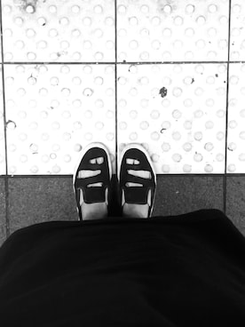 「DRKSHDW by RICK OWENS（ダークシャドウ バイ リックオウエンス）のアイテム（Tシャツ/カットソー）」を使った、chiaさん（メンズ・168cm）の夏コーディネート