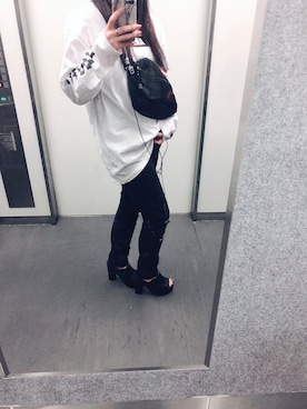 「CECIL McBEE（セシルマクビー）のアイテム（サンダル）」を使った、ゆーちゃさん（レディース・156cm）の秋コーディネート